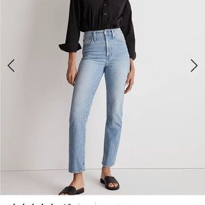 Madewell perfect vintage straight jean
